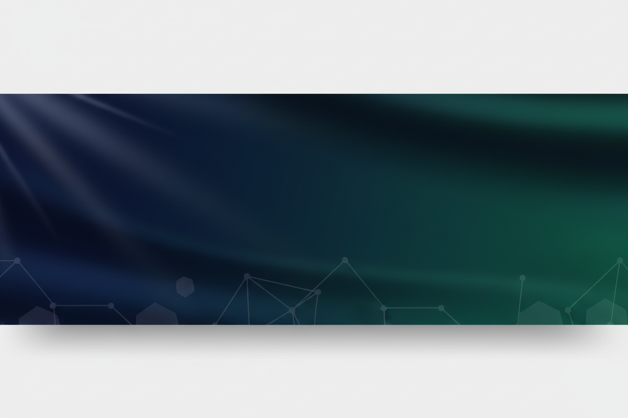 Clean Navy & Green Hero Background