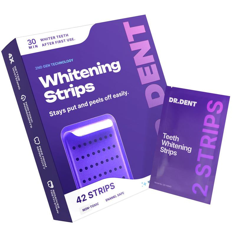 Purple Whitening Tooth Strips